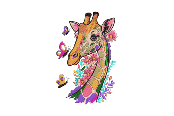 Floral Giraffe